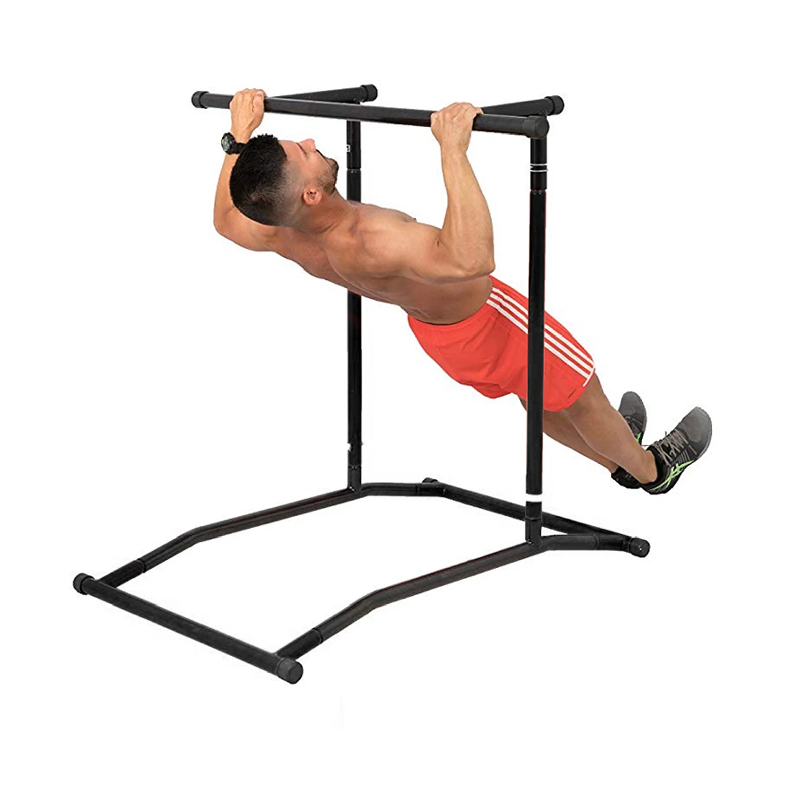 Push Up Stand Bar - جهاز تمارين منزلي معدني متعدد الوظائف:
