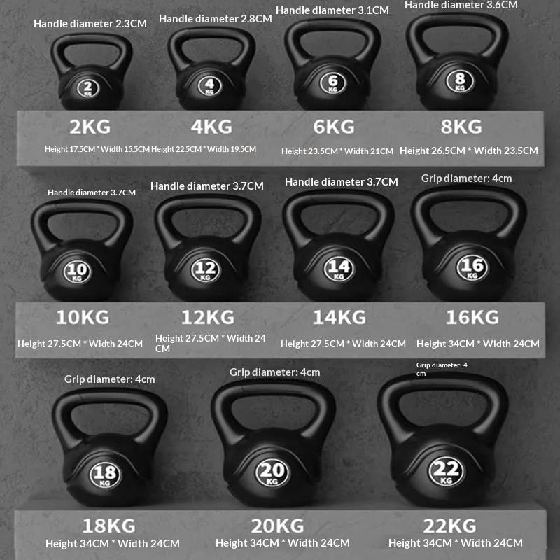 Home Gym Dumbbell Workout - كيتل بيل قابل للتعديل 8 كجم