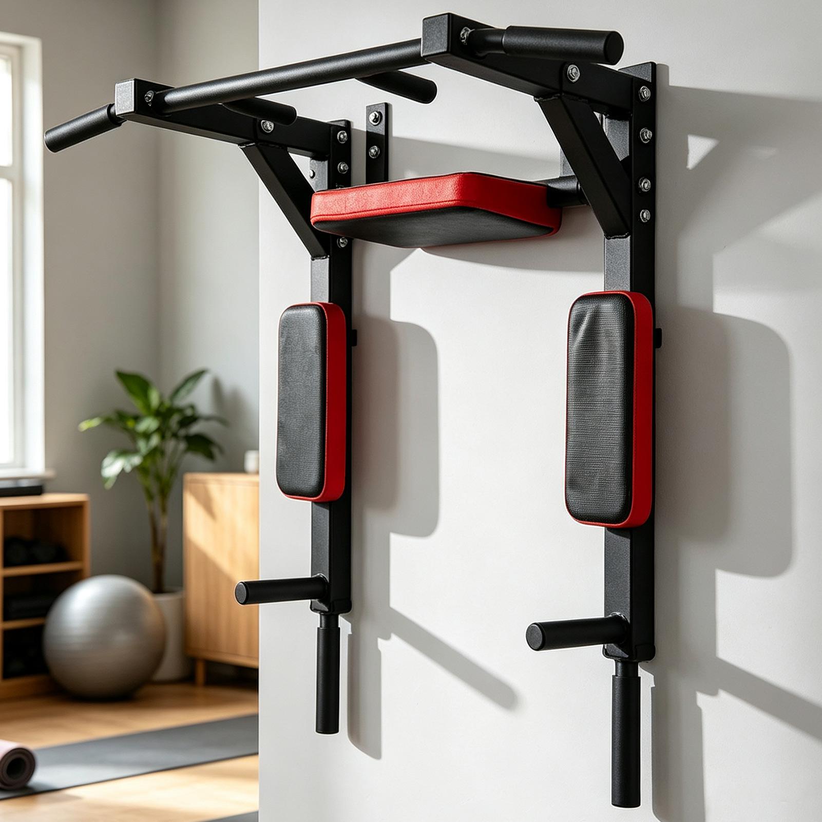 Home Gym Pull Up Bar - بار سحب أفقي متعدد الوظائف يثبت