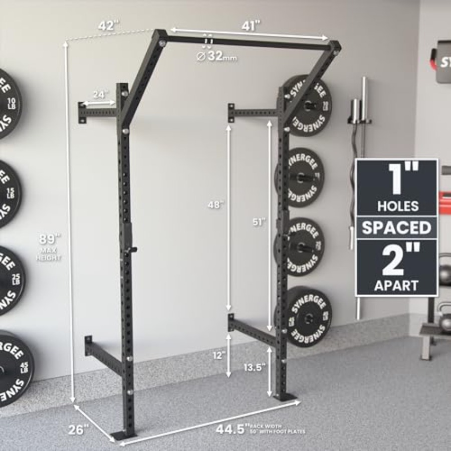 حامل سكوات مثبت على الحائط للا - مراجعة Home Gym Pull Up Bar وسعره