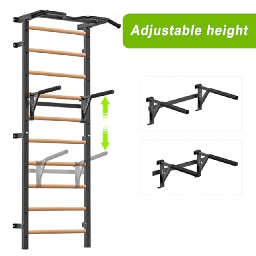 عارضة جدارية للجمباز 2x2، سلم  - مراجعة Home Gym Pull Up Bar وسعره
