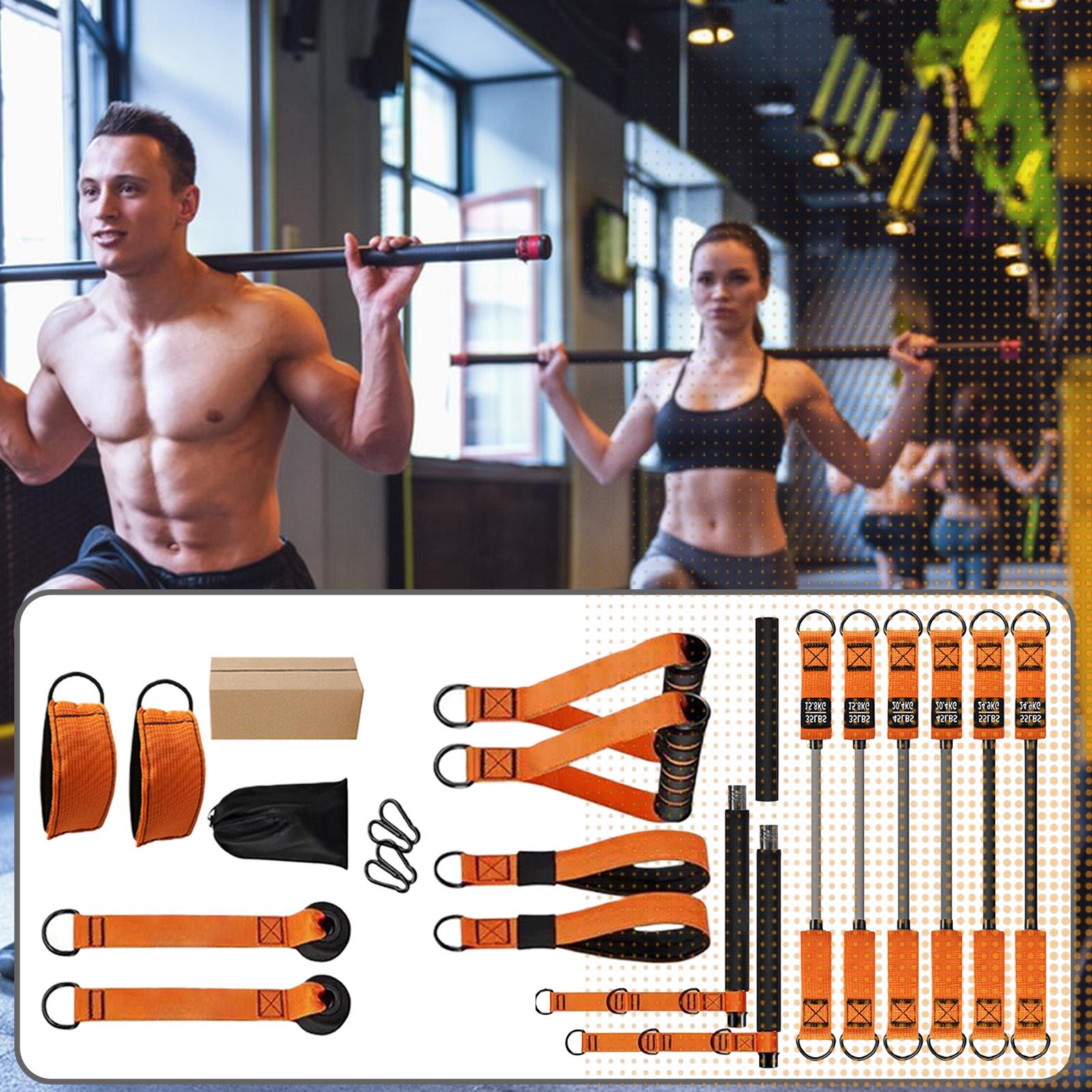 طقم بار البيلاتيس المحمول معدا - مراجعة Home Gym Kit For Men وسعره