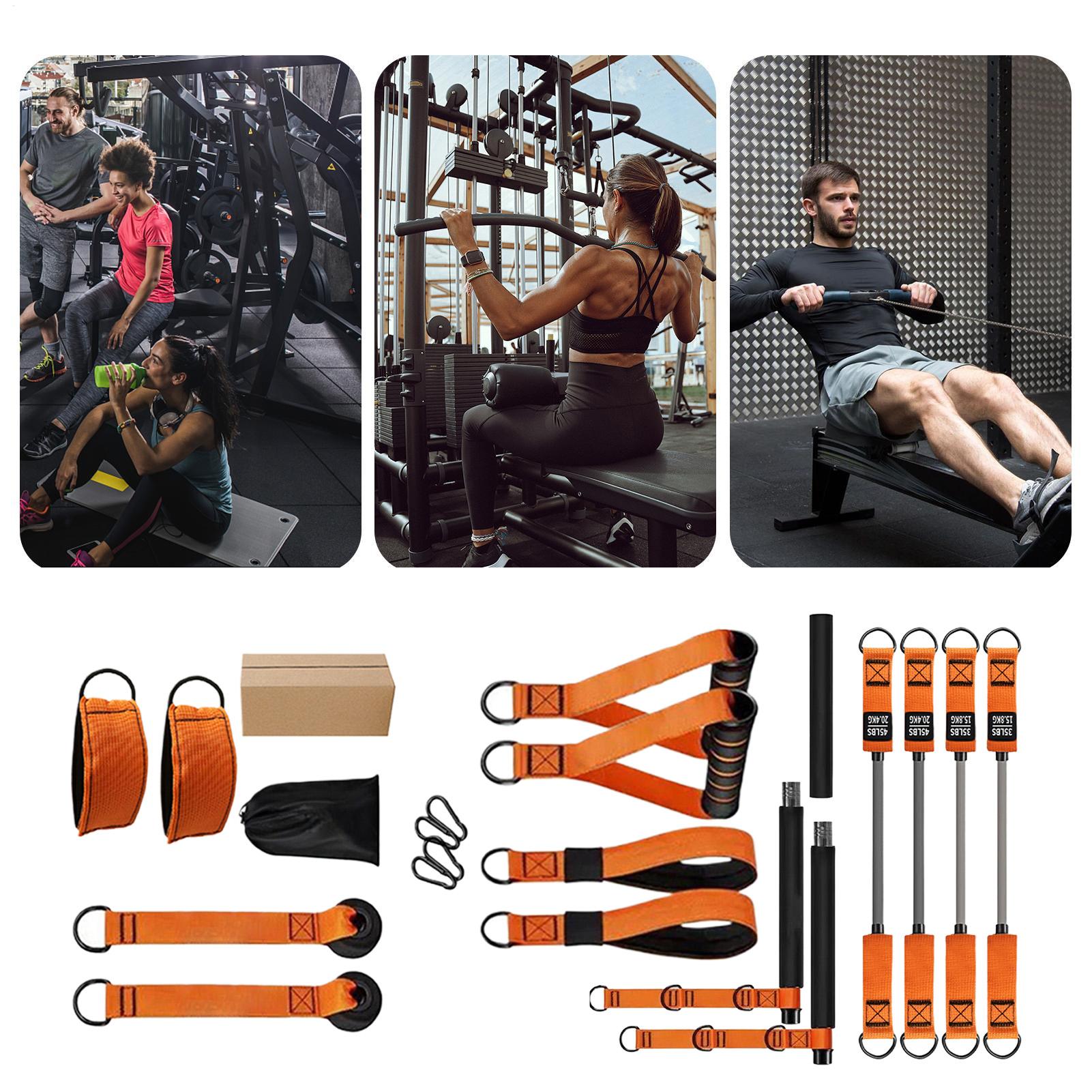 طقم بار البيلاتيس المحمول معدا - مراجعة Home Gym Kit For Men وسعره
