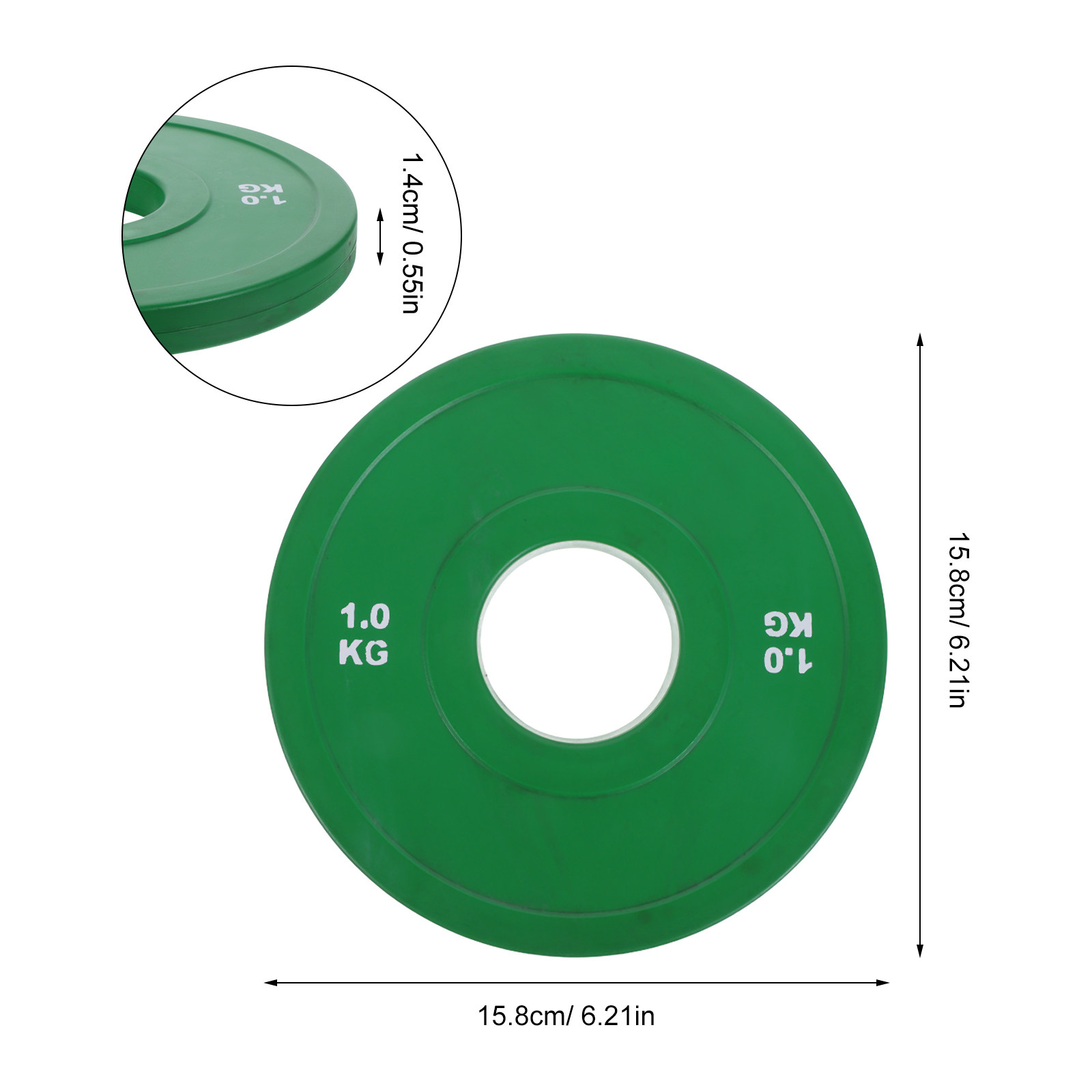 أقراص أوزان مطاطية للباربل 1 ك - مراجعة Weight Plate Bumper وسعره