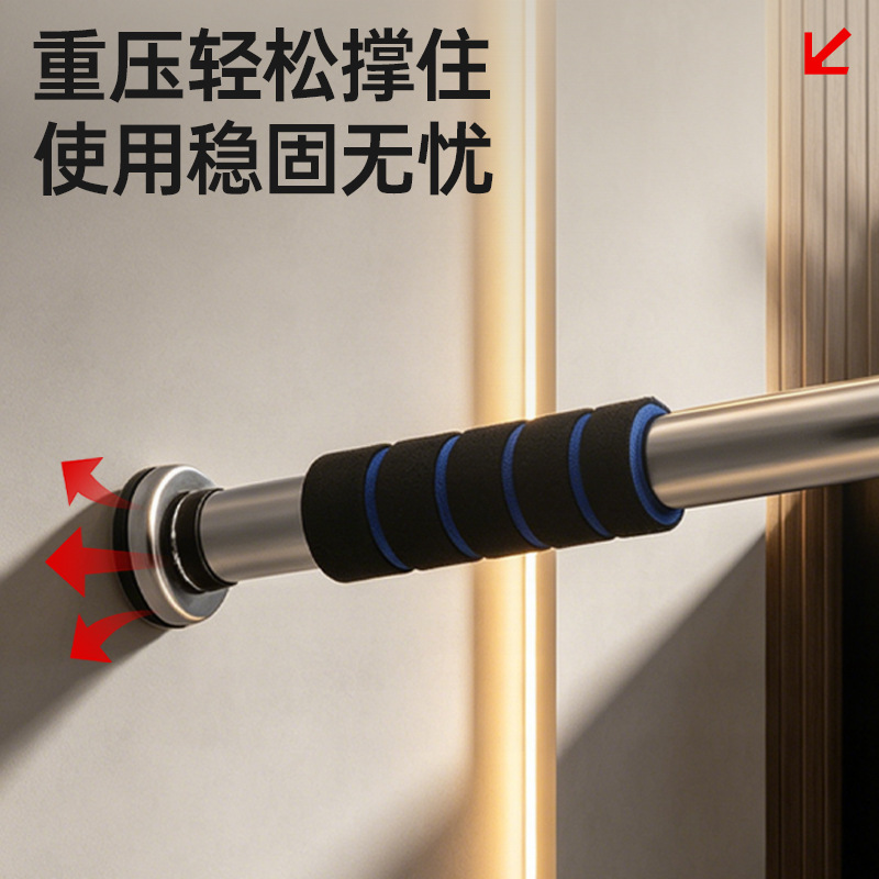 قضبان سحب ورفع للباب قابلة للت - مراجعة Home Gym Pull Up Bar وسعره