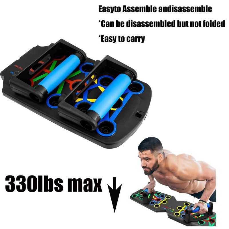لوح تمارين قابل للطي مع أربطة  - مراجعة Home Gym Kit For Men وسعره